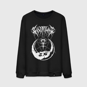 Мужской свитшот хлопок с принтом GHOSTEMANE в Ухте, 100% хлопок |  | america | eric whitney | ghostemane | glitch | trash | usa | америка | глитч | сша | треш