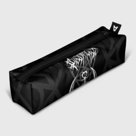 Пенал 3D с принтом GHOSTEMANE в Ухте, 100% полиэстер | плотная ткань, застежка на молнии | america | eric whitney | ghostemane | trash | usa | америка | сша | треш