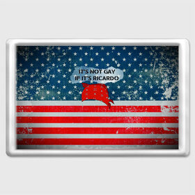 Магнит 45*70 с принтом Its Ricardo в Ухте, Пластик | Размер: 78*52 мм; Размер печати: 70*45 | Тематика изображения на принте: aniki | billy herrington | darkholm | darkholme | dungeon | dungeon master | gachi | gachimuchi | ricardo milos | usa | van | van darkholm | vansam | vansam official | америка | аники | гачи | гачибасс | гачимучи | рикардо милос | сша | флаг. 