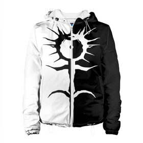 Женская куртка 3D с принтом GHOSTEMANE в Ухте, ткань верха — 100% полиэстер, подклад — флис | прямой крой, подол и капюшон оформлены резинкой с фиксаторами, два кармана без застежек по бокам, один большой потайной карман на груди. Карман на груди застегивается на липучку | america | eric whitney | ghostemane | trash | usa | америка | сша | треш