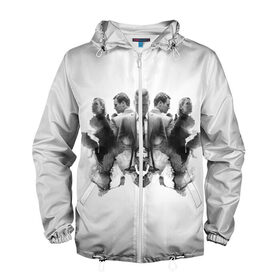 Мужская ветровка 3D с принтом Охотники за разумом в Ухте, 100% полиэстер | подол и капюшон оформлены резинкой с фиксаторами, два кармана без застежек по бокам, один потайной карман на груди | 