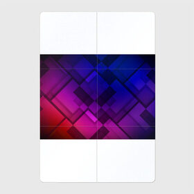 Магнитный плакат 2Х3 с принтом Ромбы в градиенте в Ухте, Полимерный материал с магнитным слоем | 6 деталей размером 9*9 см | Тематика изображения на принте: 