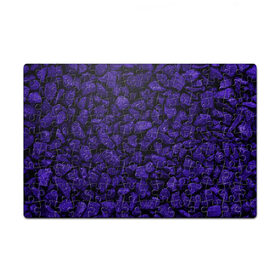 Пазл магнитный 126 элементов с принтом Purple-$tone$ в Ухте, полимерный материал с магнитным слоем | 126 деталей, размер изделия —  180*270 мм | Тематика изображения на принте: abstraction | forms | gravel | pebbles | purple | stones | texture | абстракция | галька | гравий | камни | текстура | фиолетовый | формы