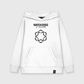 Детская толстовка хлопок с принтом Футурологи Watch Dogs Legion в Ухте, 100% хлопок | Круглый горловой вырез, эластичные манжеты, пояс, капюшен | action | action adventure | game watch dogs | legion | watch dogs | watch dogs legion | ватч догз легион | ватч догс | знак футурологи | игра watch dogs | клан | кланы | легион | лого | логотип | логотип watch dogs | лондон | надпись | футу