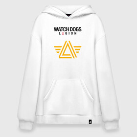 Худи SuperOversize хлопок с принтом ЧВК Watch Dogs Legion в Ухте, 70% хлопок, 30% полиэстер, мягкий начес внутри | карман-кенгуру, эластичная резинка на манжетах и по нижней кромке, двухслойный капюшон
 | action | action adventure | game watch dogs | legion | watch dogs | watch dogs legion | ватч догз легион | ватч догс | знак чвк | игра watch dogs | клан | кланы | легион | лого | логотип | логотип watch dogs | лондон | надпись | хакер | час