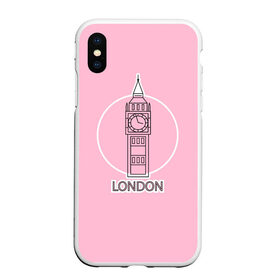 Чехол для iPhone XS Max матовый с принтом Биг Бен, Лондон, London в Ухте, Силикон | Область печати: задняя сторона чехла, без боковых панелей | big ben | clock | england | europe | london | pink | travel | англия | башня | башня елизаветы | биг бен | великобритания | европа | иконка | круг | лондон | надпись | путешествия | розовый | символ | часы