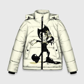 Зимняя куртка для мальчиков 3D с принтом Bendy And The Ink Machine в Ухте, ткань верха — 100% полиэстер; подклад — 100% полиэстер, утеплитель — 100% полиэстер | длина ниже бедра, удлиненная спинка, воротник стойка и отстегивающийся капюшон. Есть боковые карманы с листочкой на кнопках, утяжки по низу изделия и внутренний карман на молнии. 

Предусмотрены светоотражающий принт на спинке, радужный светоотражающий элемент на пуллере молнии и на резинке для утяжки | bendy | bendy and the ink machine | бенди | бени | бенни | бэнди | детская | детям | игра | капли | компьютерная игра | краска | машина | подтеки | ужастик | чернила | чернильная
