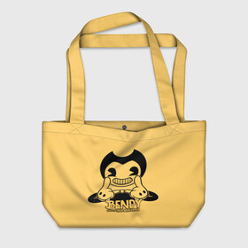 Пляжная сумка 3D Bendy And The Ink Machine: в Ухте, 100% полиэстер | застегивается на металлическую кнопку; внутренний карман застегивается на молнию. Стенки укреплены специальным мягким материалом, чтобы защитить содержимое от несильных ударов
 | bendy | bendy and the ink machine | бенди | бени | бенни | бэнди | детская | детям | игра | капли | компьютерная игра | краска | машина | подтеки | ужастик | чернила | чернильная