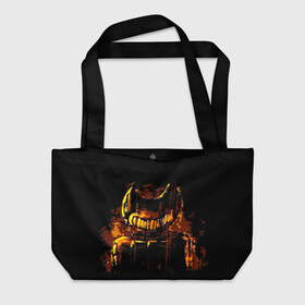 Пляжная сумка 3D Bendy And The Ink Machine: в Ухте, 100% полиэстер | застегивается на металлическую кнопку; внутренний карман застегивается на молнию. Стенки укреплены специальным мягким материалом, чтобы защитить содержимое от несильных ударов
 | bendy | bendy and the ink machine | бенди | бени | бенни | бэнди | детская | детям | игра | капли | компьютерная игра | краска | машина | подтеки | ужастик | чернила | чернильная