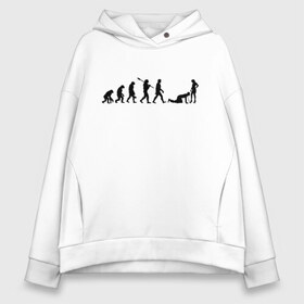 Женское худи Oversize хлопок с принтом Эволюция Девушки рулят в Ухте, френч-терри — 70% хлопок, 30% полиэстер. Мягкий теплый начес внутри —100% хлопок | боковые карманы, эластичные манжеты и нижняя кромка, капюшон на магнитной кнопке | галстук | девишник | девочка | девушка | деградация | держит | женщина | к ноге | люди | мужик | мужчина | на колени | обезьяна | пацан | поводок | подругам | послушный | прикол | приматы | раб | собачка