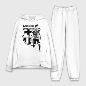 Женский костюм хлопок Oversize с принтом Barcelona FC в Ухте,  |  | barca | barcelona | club | fc | leo messi | soccer | spanish | барса | барселона | испанский | клуб | лео месси | фк | футбол | футбольный