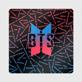 Магнит виниловый Квадрат с принтом BTS SONGS (Z) в Ухте, полимерный материал с магнитным слоем | размер 9*9 см, закругленные углы | bangtan boys | bangtan sonyeondan | beyond the scene | bt21 | bts | bulletproof boy scouts | love yourself | rm | бойбенд | бтс | ви | джей хоуп | джонгук | пантхан сонёндан | сюга | фандань шаоняньтуань | чимин | чин