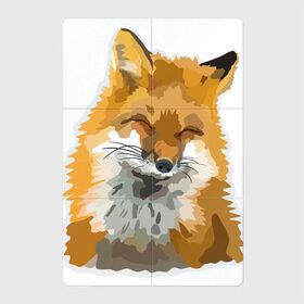 Магнитный плакат 2Х3 Лиса: в Ухте, Полимерный материал с магнитным слоем | 6 деталей размером 9*9 см | fox | lisa | красота | лиса | лисичка | плутовка | рыжая