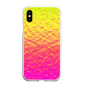 Чехол для iPhone XS Max матовый с принтом Яркий закат в Ухте, Силикон | Область печати: задняя сторона чехла, без боковых панелей | abstraction | casual | gradient | hot | yellow | абстракция | блестящий | блики | вода | волны | градиент | закат | золотистый | краска | красочный | небеса | неоновый | облака | пастельный | пляж | рассвет | сияние