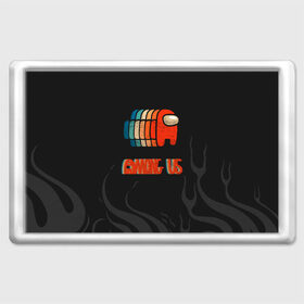 Магнит 45*70 с принтом Among us в Ухте, Пластик | Размер: 78*52 мм; Размер печати: 70*45 | among us | crewmate | game | games | mafia | survival | sus | trator | tsss | амон ас | амонг ас | выжившие | мафия | мирный | трейтор | тссс