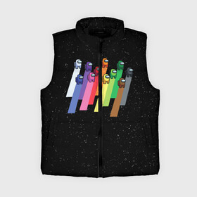 Женский жилет утепленный 3D с принтом Among us в Ухте,  |  | among us | crewmate | game | games | mafia | survival | sus | trator | tsss | амон ас | амонг ас | выжившие | мафия | мирный | трейтор | тссс