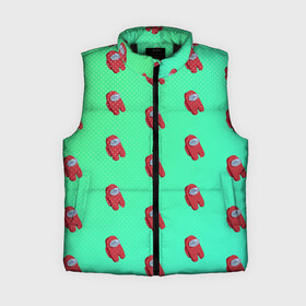 Женский жилет утепленный 3D с принтом Among us в Ухте,  |  | among us | crewmate | game | games | mafia | survival | sus | trator | tsss | амон ас | амонг ас | выжившие | мафия | мирный | трейтор | тссс