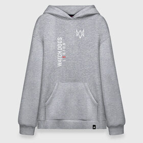 Худи SuperOversize хлопок с принтом WATCH DOGS: LEGION в Ухте, 70% хлопок, 30% полиэстер, мягкий начес внутри | карман-кенгуру, эластичная резинка на манжетах и по нижней кромке, двухслойный капюшон
 | 