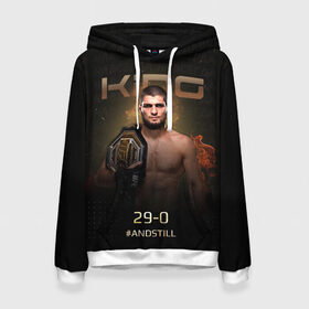 Женская толстовка 3D Хабиб Нурмагомедов - King: в Ухте, 100% полиэстер  | двухслойный капюшон со шнурком для регулировки, мягкие манжеты на рукавах и по низу толстовки, спереди карман-кенгуру с мягким внутренним слоем. | mma | ufc | абдулманап | абдулманап нурмагомедов | бои без правил | бокс | борьба | гетжи | конор | конор макгрегор | король | макгрегор | мма | нейт диас | фергюсон | хаба | хабиб | хабиб нурмагомедов | юфс