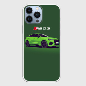 Чехол для iPhone 13 Pro Max с принтом AUDI RS Q3 | АУДИ СПОРТ (Z) в Ухте,  |  | audi | auto | perfomance | q3 | rs | rs q3 | rsq3 | sport | авто | автомобиль | автомобильные | ауди | бренд | ку 3 | ку3 | марка | машины | перфоманс | рс | спорт