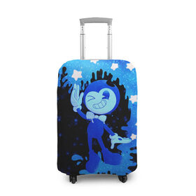 Чехол для чемодана 3D Bendy And The Ink Machine: в Ухте, 86% полиэфир, 14% спандекс | двустороннее нанесение принта, прорези для ручек и колес | bendy | bendy and the ink machine | бенди | бени | бенни | бэнди | детская | детям | игра | капли | компьютерная игра | краска | машина | подтеки | ужастик | чернила | чернильная