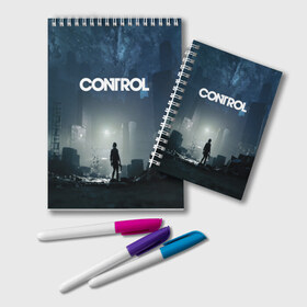 Блокнот Control Контрол: в Ухте, 100% бумага | 48 листов, плотность листов — 60 г/м2, плотность картонной обложки — 250 г/м2. Листы скреплены удобной пружинной спиралью. Цвет линий — светло-серый
 | control | game | remedy | игры | контрол | ремеди