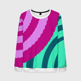Мужской свитшот 3D Узор круги: в Ухте, 100% полиэстер с мягким внутренним слоем | круглый вырез горловины, мягкая резинка на манжетах и поясе, свободная посадка по фигуре | круги | мода | стиль | узор | цвет | яркийцвет