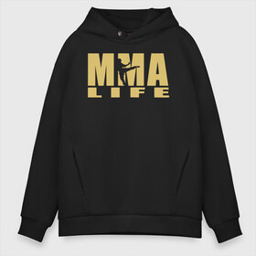 Мужское худи Oversize хлопок с принтом MMA в Ухте, френч-терри — 70% хлопок, 30% полиэстер. Мягкий теплый начес внутри —100% хлопок | боковые карманы, эластичные манжеты и нижняя кромка, капюшон на магнитной кнопке | arts | fights | martial | mixed | mma | no rules | sports | wrestling | без правил | боевые | бои | борьба | единоборства | искусства | смешанные | спорт