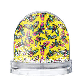 Снежный шар с принтом Pattern в Ухте, Пластик | Изображение внутри шара печатается на глянцевой фотобумаге с двух сторон | butterfly | hipster | skull | wings | бабочка | крылья | хипстер | череп