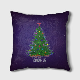 Подушка 3D с принтом Among Us - New Year в Ухте, наволочка – 100% полиэстер, наполнитель – холлофайбер (легкий наполнитель, не вызывает аллергию). | состоит из подушки и наволочки. Наволочка на молнии, легко снимается для стирки | 2021 | among us | among us game | among us игра | among us новый год | amongus | game | impostor | new year | new year among us | амонг ас | игра | игроку | новогодний among us | новый год | одни из нас | среди нас | эмо
