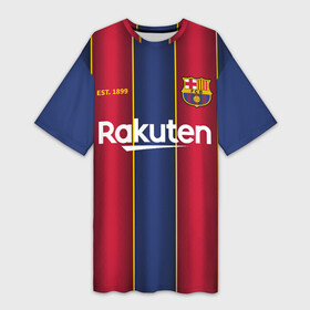 Платье-футболка 3D с принтом BARCELONA 20 21   ДОМАШНЯЯ в Ухте,  |  | Тематика изображения на принте: 2020 | 2021 | away | barca | barcelona | barsa | barselona | fcb | home | logo | messi | ssrufcclub | барса | барселона | гостевая | домашняя | знак | клуб | лого | логотип | логотипы | месси | символ | символы | форма | футбол | футбольная | фу