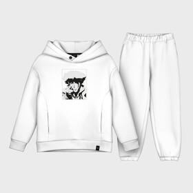 Детский костюм хлопок Oversize с принтом Увидимся, космический ковбой в Ухте,  |  | cowboy bebop | edward | ein | faye valentine | jet black | julia | see you space | spiegel | spike | vicious | бибоп | бэнг | валентштайн | джет блэк | киберпанк | ковбой | космический | манга | ретро аниме | спайк | спигель | увидимся | фей | 
