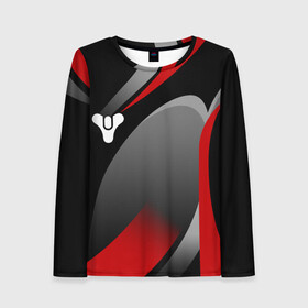 Женский лонгслив 3D с принтом DESTINY 2 в Ухте, 100% полиэстер | длинные рукава, круглый вырез горловины, полуприлегающий силуэт | bungie | destiny | destiny 2 | destiny 2: beyond light | дастани | дастани 2 | дестени | дэстэни | кейдж дестини | космос