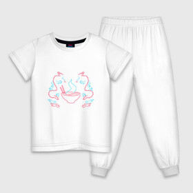 Детская пижама хлопок SPICE RAMEN DESTINY 2: в Ухте, 100% хлопок |  брюки и футболка прямого кроя, без карманов, на брюках мягкая резинка на поясе и по низу штанин
 | bungie | destiny | destiny 2 | destiny 2: beyond light | ramen | spice ramen | дастани | дастани 2 | дестени | дэстэни | кейдж дестини | космос