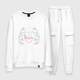 Женский костюм хлопок SPICE RAMEN DESTINY 2: в Ухте, 100% хлопок | на свитшоте круглая горловина, мягкая резинка по низу. Брюки заужены к низу, на них два вида карманов: два