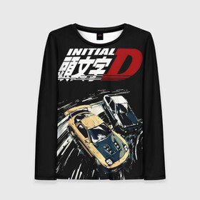 Женский лонгслив 3D Initial D (Z): в Ухте, 100% полиэстер | длинные рукава, круглый вырез горловины, полуприлегающий силуэт | anime | deja vu | initial | initial d | manga | street | z | аниме | гонки | инециал ди | инициал д | инициал ди | манга | машины | такуми фудзивара | уличные