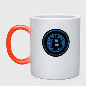 Кружка хамелеон с принтом Биткоин (bitcoin) в Ухте, керамика | меняет цвет при нагревании, емкость 330 мл | Тематика изображения на принте: bitcoin | bitcoin news | bitcoin news today | bitcoin price | bitcoin price prediction | bitcoin trading | btc | btc news | btc price | btc today | crypto | crypto news | cryptocurrency