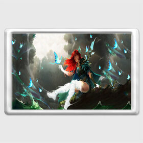 Магнит 45*70 с принтом Windranger Dota в Ухте, Пластик | Размер: 78*52 мм; Размер печати: 70*45 | Тематика изображения на принте: 2 | arcana | dota | dota 2 | dota2 | international | juggernaut | steam | storm spirit | valve | windranger | аркана на вр | вр | дота | дота 2 | дота2