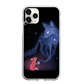 Чехол для iPhone 11 Pro Max матовый с принтом Лиса и ее дух в Ухте, Силикон |  | Тематика изображения на принте: fox | moon | stars | дух | звезды | лес | леса | лиса | лиса и лес | лисичка | лисичка в лесу | лисички в космосе | лисы | луна | небо | ночное небо | с лисами | темнота