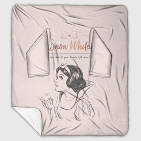 Плед с рукавами с принтом Белоснежка в Ухте, 100% полиэстер | Закругленные углы, все края обработаны. Ткань не мнется и не растягивается. Размер 170*145 | 7 dwarfs | 7d | gnome | seven dwarf | snow white | белоснежка | братья гримм | семь гномов