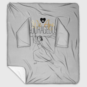 Плед с рукавами с принтом Белоснежка в Ухте, 100% полиэстер | Закругленные углы, все края обработаны. Ткань не мнется и не растягивается. Размер 170*145 | 7 dwarfs | 7d | gnome | seven dwarf | snow white | we are courageous | белоснежка | братья гримм | мы смелые | семь гномов