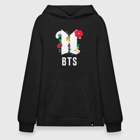 Худи SuperOversize хлопок с принтом BTS в Ухте, 70% хлопок, 30% полиэстер, мягкий начес внутри | карман-кенгуру, эластичная резинка на манжетах и по нижней кромке, двухслойный капюшон
 | bangtan sonyeondan | bts | bts love. | kpop | битиэс | бтс | кпоп | фанфик бтс | чон чонгук