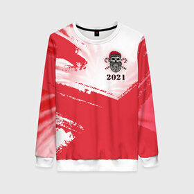 Женский свитшот 3D с принтом BAD SANTA в Ухте, 100% полиэстер с мягким внутренним слоем | круглый вырез горловины, мягкая резинка на манжетах и поясе, свободная посадка по фигуре | 