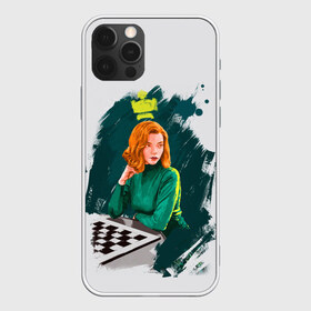 Чехол для iPhone 12 Pro Max с принтом ход королевы в Ухте, Силикон |  | the queens gambit | нетфликс | сериал | ход королевы