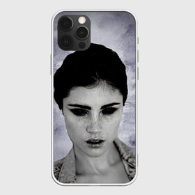 Чехол для iPhone 12 Pro Max с принтом Женщина-вамп в Ухте, Силикон |  | eyes | girl | глаза | девушка | женщина | заворживающий эффект | магия глаз | черно белое | черные глаза