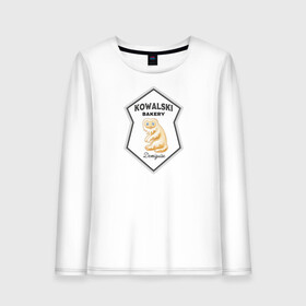 Женский лонгслив хлопок с принтом Kowalski Bakery Demiguise в Ухте, 100% хлопок |  | demiguise | fantastic beasts and where to find them | vdosadir | wizarding world | демимаска | камуфлори