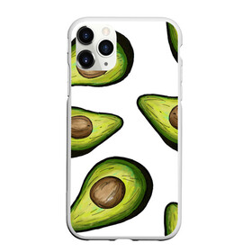 Чехол для iPhone 11 Pro матовый с принтом Авокадо в Ухте, Силикон |  | avocado | fruit | авокадо | овощ | фрукт