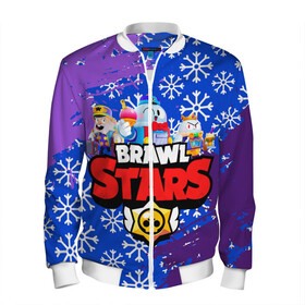 Мужской бомбер 3D с принтом BRAWL STARS LOU. в Ухте, 100% полиэстер | застегивается на молнию, по бокам два кармана без застежек, по низу бомбера и на воротнике - эластичная резинка | 8 bit | amber | brawl stars | crow | gale | leon | lou | max | mecha | mecha crow | mr.p | sally leon | shark | shelly | tara | virus 8 bit | werewolf leon | акула | амбер | берли | бравл старс | ворон | лу | макс | оборотень