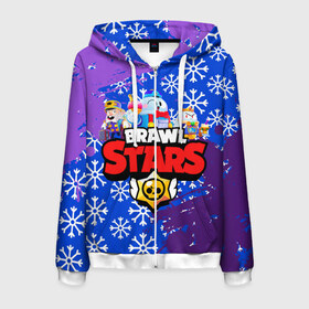Мужская толстовка 3D на молнии с принтом BRAWL STARS LOU в Ухте, 100% полиэстер | длина до линии бедра, манжеты и пояс оформлены мягкой тканевой резинкой, двухслойный капюшон со шнурком для регулировки, спереди молния, по бокам два кармана | 8 bit | amber | brawl stars | crow | gale | leon | lou | max | mecha | mecha crow | mr.p | sally leon | shark | shelly | tara | virus 8 bit | werewolf leon | акула | амбер | берли | бравл старс | ворон | лу | макс | оборотень