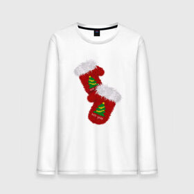 Мужской лонгслив хлопок Новогодние варежки: в Ухте, 100% хлопок |  |